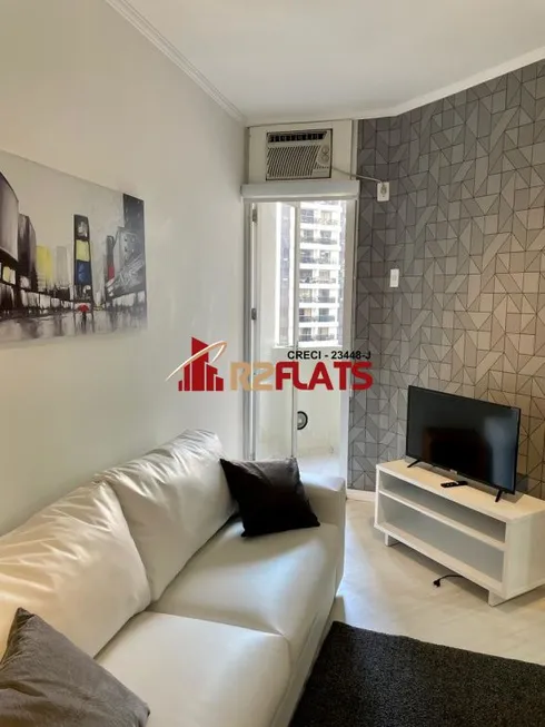 Foto 1 de Flat com 1 Quarto para alugar, 33m² em Jardins, São Paulo