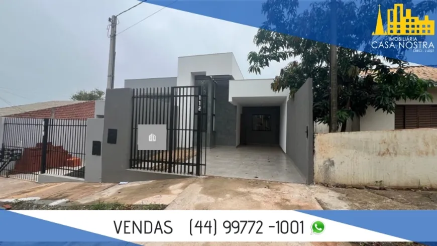 Foto 1 de Casa com 3 Quartos à venda, 75m² em Parque Taruma, Maringá