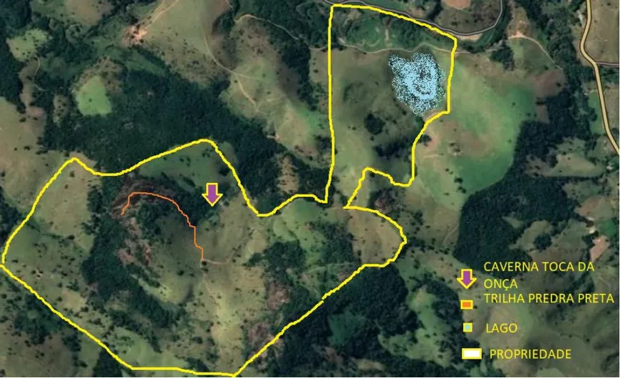 Foto 1 de Lote/Terreno à venda, 1440000m² em Zona Rural, Consolação