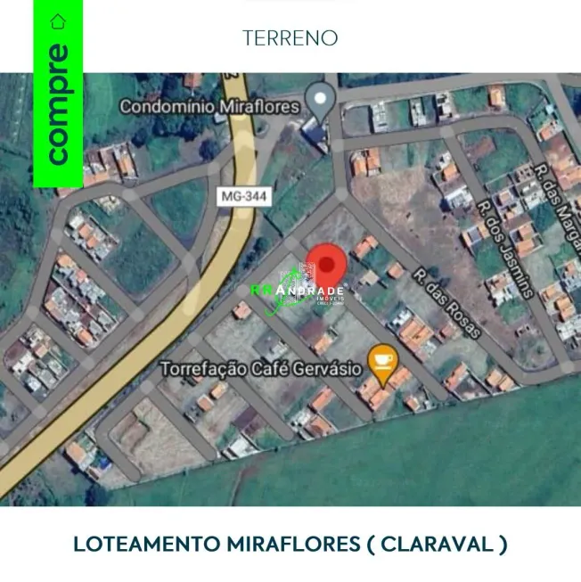 Foto 1 de Lote/Terreno à venda, 200m² em , Claraval