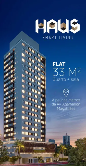 Foto 1 de Apartamento com 1 Quarto à venda, 34m² em Boa Vista, Recife