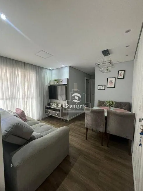 Foto 1 de Apartamento com 2 Quartos à venda, 60m² em Vila Alzira, Santo André