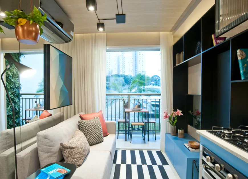 Foto 1 de Apartamento com 1 Quarto à venda, 26m² em Jardim Caravelas, São Paulo