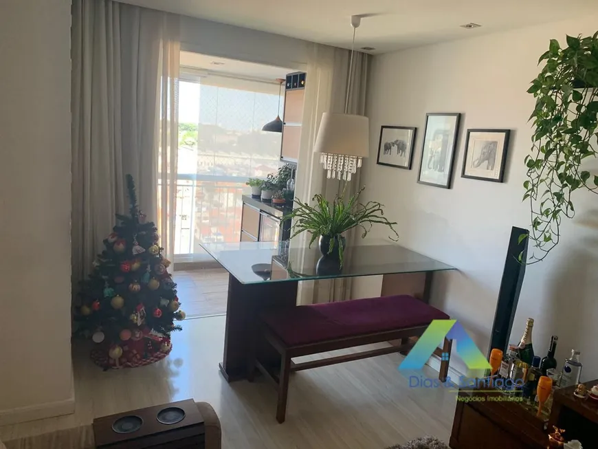 Foto 1 de Apartamento com 2 Quartos à venda, 63m² em Piraporinha, Diadema