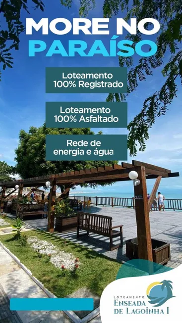 Foto 1 de Lote/Terreno à venda, 200m² em Lagoinha, Paraipaba