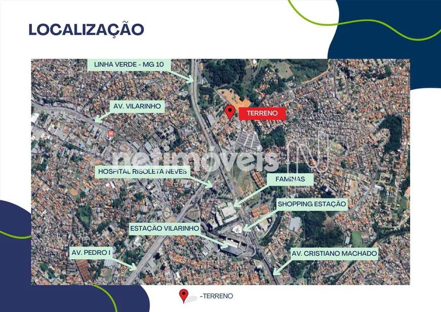 Foto 1 de Lote/Terreno à venda, 720m² em Satélite, Belo Horizonte
