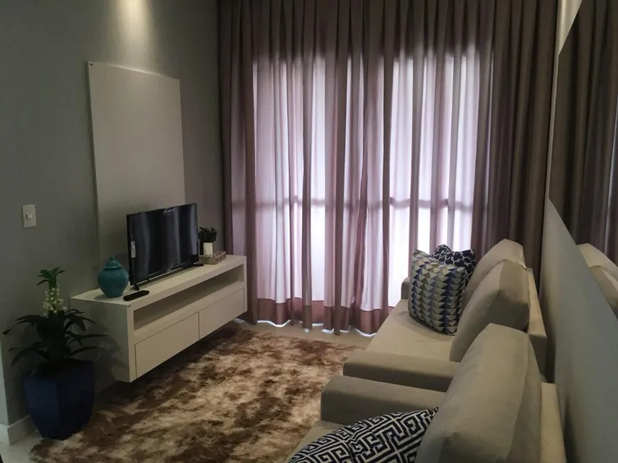 Foto 1 de Flat com 1 Quarto à venda, 55m² em Balneário Cidade Atlântica , Guarujá