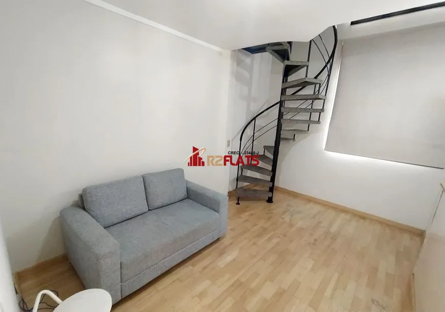 Foto 1 de Flat com 1 Quarto para alugar, 49m² em Vila Olímpia, São Paulo