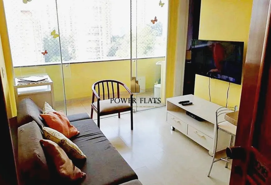Foto 1 de Flat com 1 Quarto para alugar, 35m² em Morumbi, São Paulo