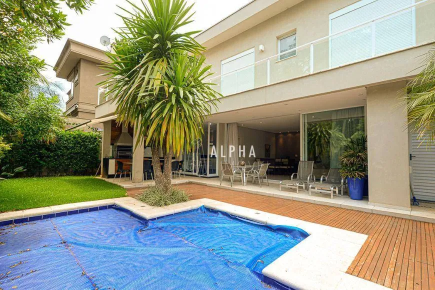 Foto 1 de Casa de Condomínio com 4 Quartos para venda ou aluguel, 412m² em Alphaville, Santana de Parnaíba