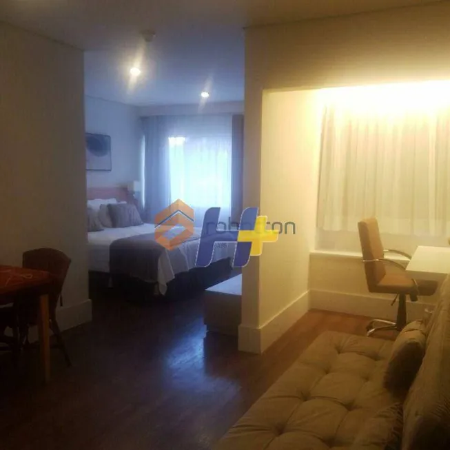 Foto 1 de Apartamento com 1 Quarto para alugar, 35m² em Brooklin, São Paulo