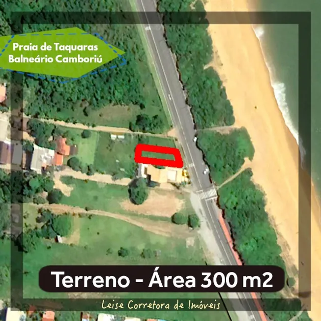 Foto 1 de Lote/Terreno à venda, 300m² em Taquaras, Balneário Camboriú