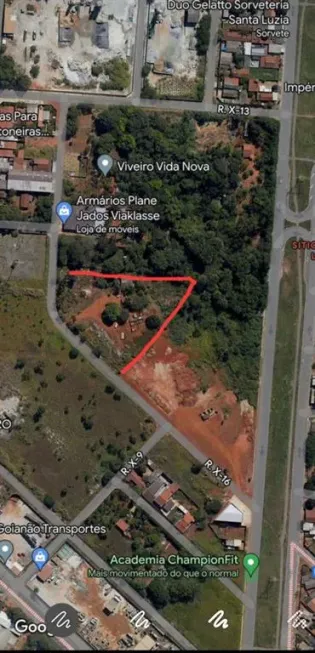 Foto 1 de Lote/Terreno à venda, 10219m² em Sítios Santa Luzia, Aparecida de Goiânia