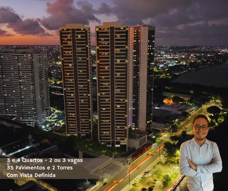Foto 1 de Apartamento com 4 Quartos à venda, 150m² em Santo Amaro, Recife