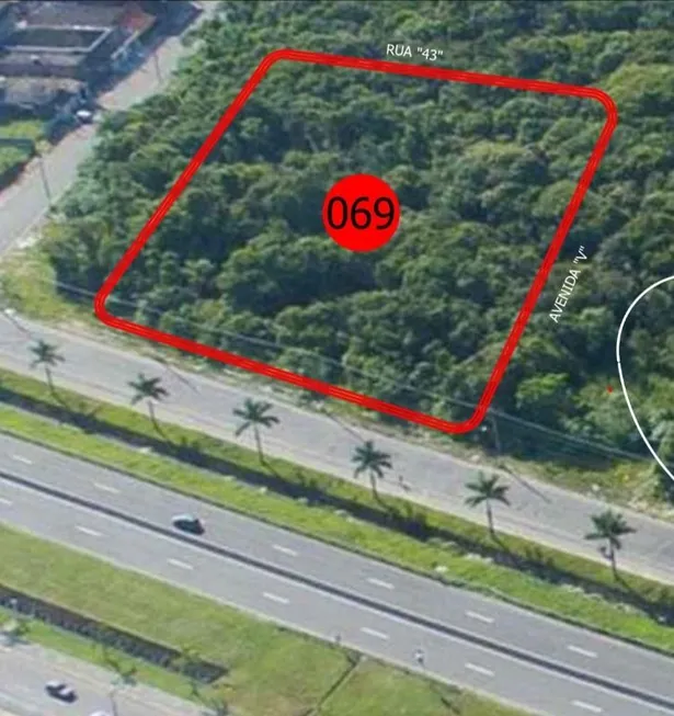 Foto 1 de Lote/Terreno à venda, 5700m² em Mirim, Praia Grande