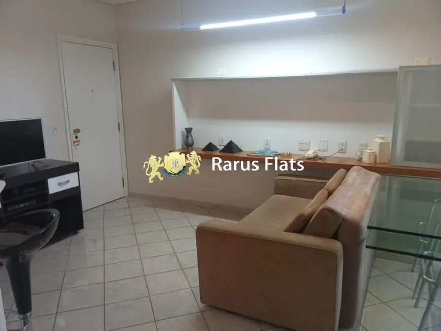 Foto 1 de Flat com 1 Quarto para alugar, 40m² em Itaim Bibi, São Paulo