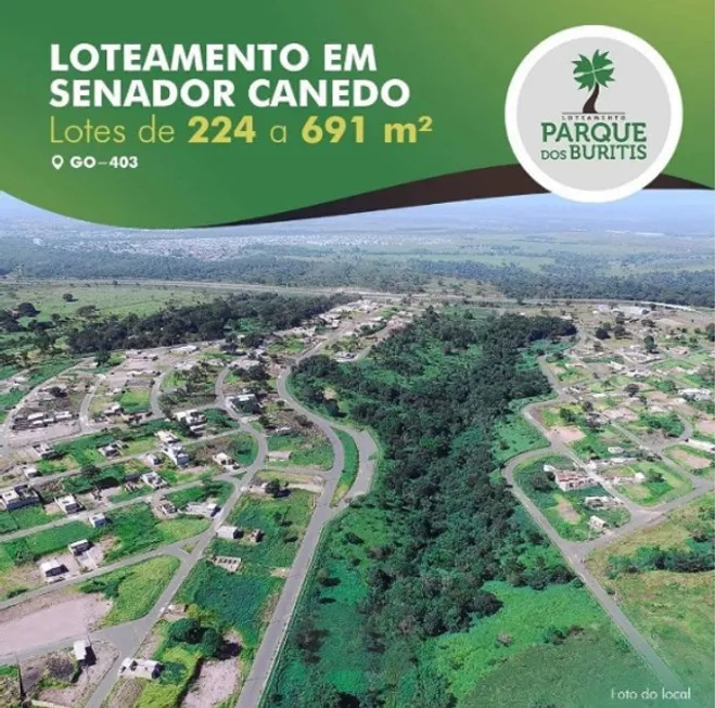 Foto 1 de Lote/Terreno à venda, 250m² em Residencial Brisas do Cerrado, Goiânia