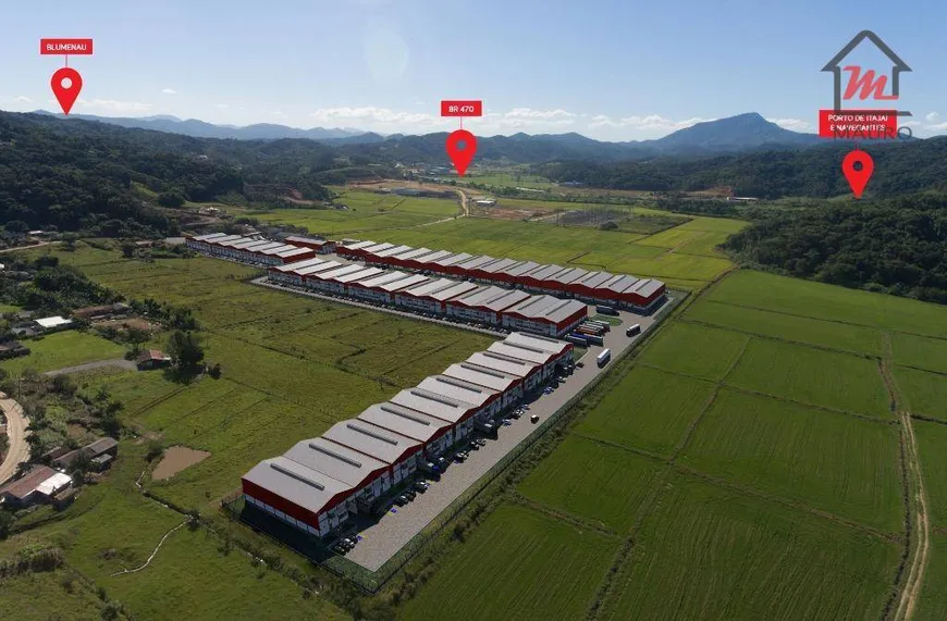 Foto 1 de Lote/Terreno à venda, 819m² em Belchior Baixo, Gaspar