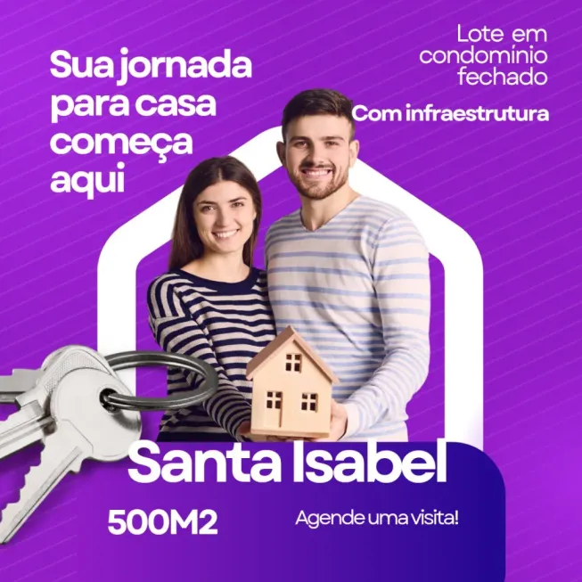 Foto 1 de Lote/Terreno com 1 Quarto à venda, 500m² em Pouso Alegre, Santa Isabel