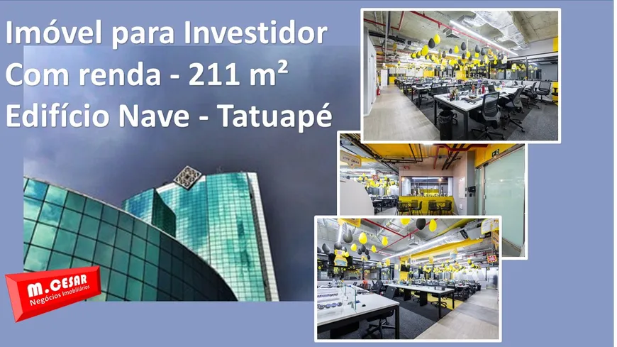 Foto 1 de Sala Comercial à venda, 211m² em Tatuapé, São Paulo