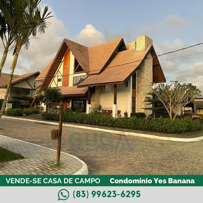 Foto 1 de Casa de Condomínio com 4 Quartos à venda, 210m² em Centro, Bananeiras