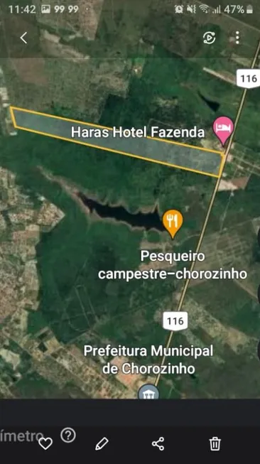 Foto 1 de Fazenda/Sítio à venda, 1280000m² em Cedro, Chorozinho