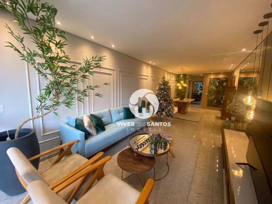 Foto 1 de Apartamento com 3 Quartos à venda, 180m² em Pompeia, Santos