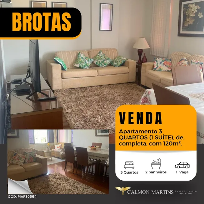 Foto 1 de Apartamento com 20 Quartos à venda, 120m² em Brotas, Salvador