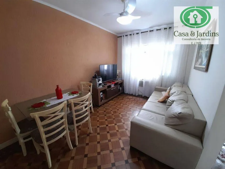 Foto 1 de Apartamento com 2 Quartos à venda, 86m² em Embaré, Santos