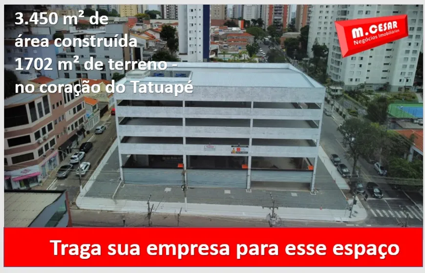 Foto 1 de Ponto Comercial para alugar, 3450m² em Tatuapé, São Paulo