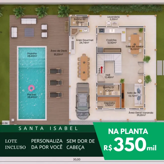 Foto 1 de Fazenda/Sítio com 2 Quartos à venda, 80m² em Vila Santa Isabel, Itapetininga