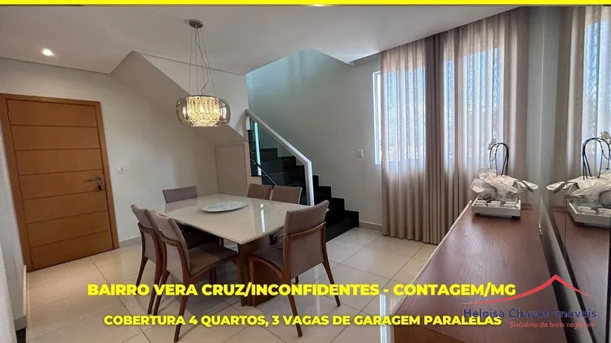 Foto 1 de Cobertura com 4 Quartos à venda, 168m² em Vera Cruz, Contagem