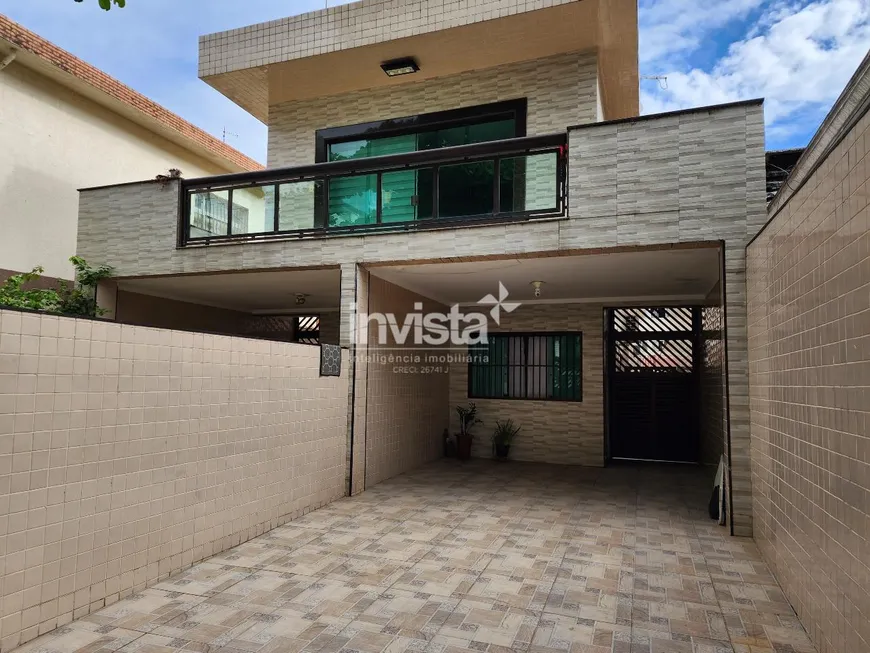 Foto 1 de Casa com 3 Quartos à venda, 150m² em Campo Grande, Santos