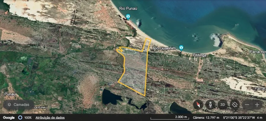 Foto 1 de Lote/Terreno à venda, 2770000m² em Zumbi, Rio do Fogo