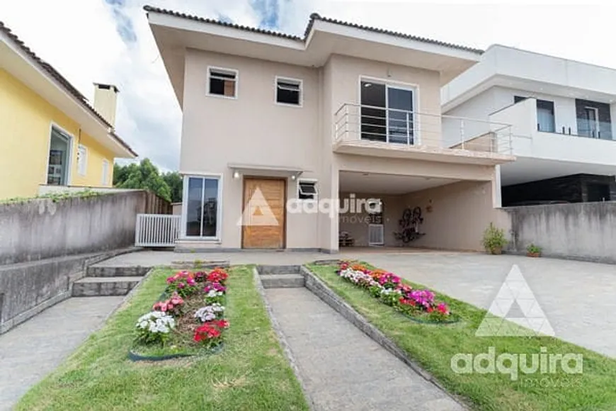 Foto 1 de Casa de Condomínio com 3 Quartos para venda ou aluguel, 233m² em Jardim Carvalho, Ponta Grossa