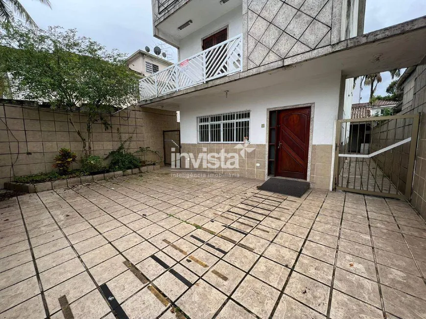Foto 1 de Casa com 3 Quartos à venda, 300m² em Embaré, Santos