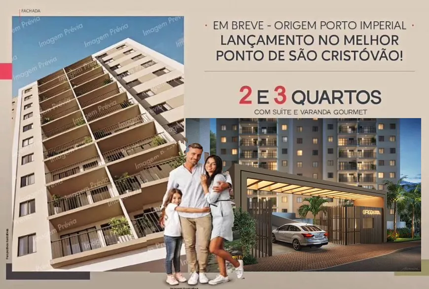 Foto 1 de Apartamento com 2 Quartos à venda, 52m² em São Cristóvão, Rio de Janeiro