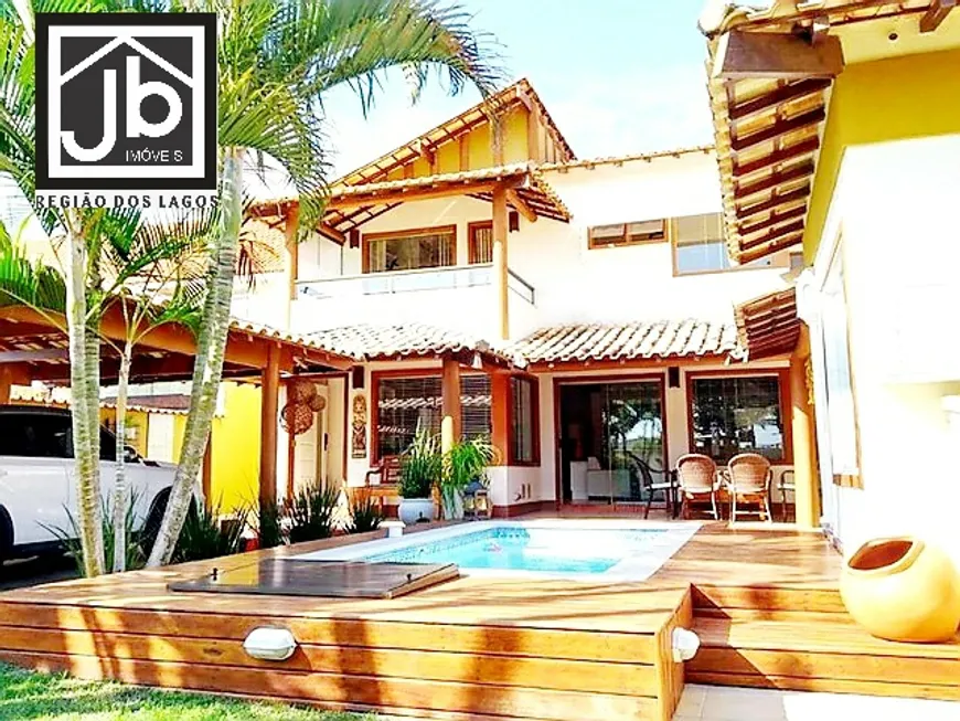 Foto 1 de Casa com 4 Quartos à venda, 290m² em Portinho, Cabo Frio