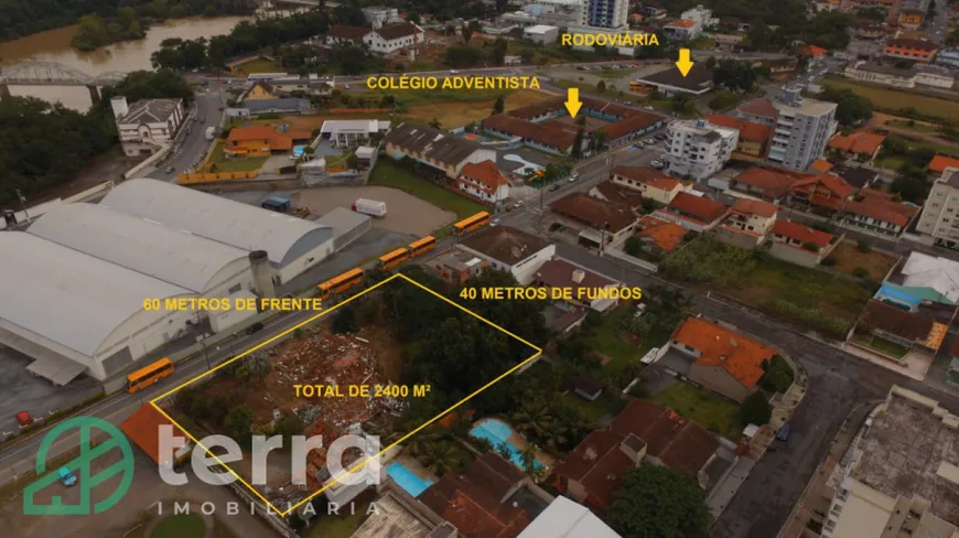 Foto 1 de Lote/Terreno à venda, 2400m² em Nacoes, Indaial