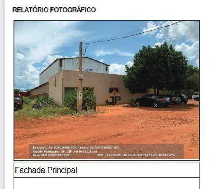 Foto 1 de Galpão/Depósito/Armazém à venda, 887m² em , Pradópolis