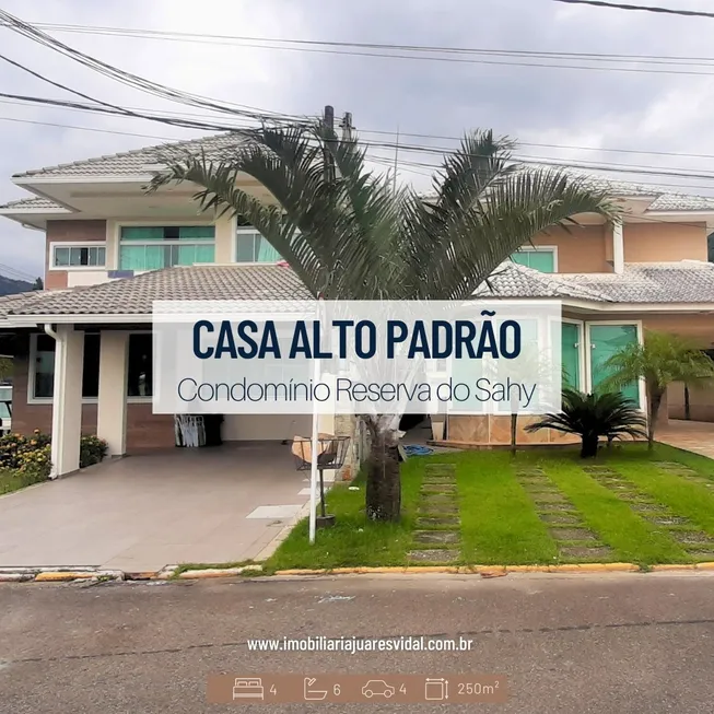 Foto 1 de Casa de Condomínio com 4 Quartos à venda, 450m² em SAHY, Mangaratiba