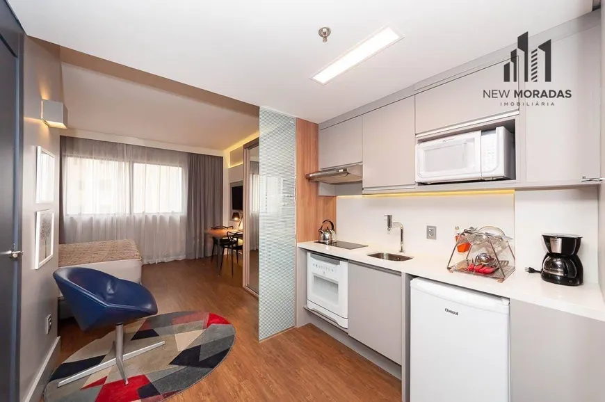 Foto 1 de Apartamento com 1 Quarto à venda, 28m² em Batel, Curitiba