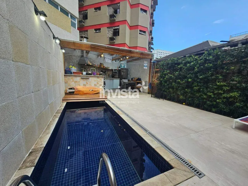 Foto 1 de Casa com 3 Quartos à venda, 215m² em Gonzaga, Santos