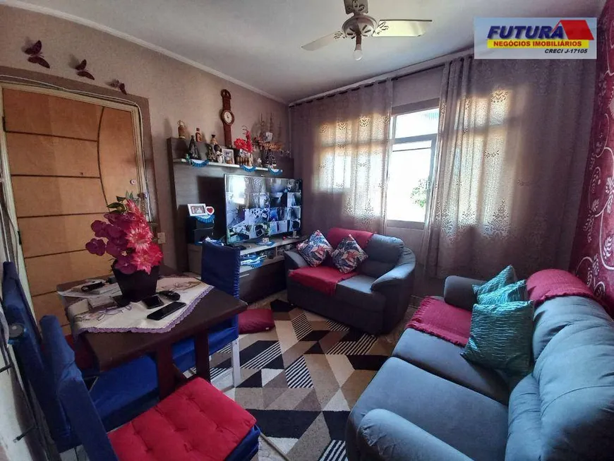 Foto 1 de Apartamento com 2 Quartos à venda, 57m² em Parque São Vicente, São Vicente