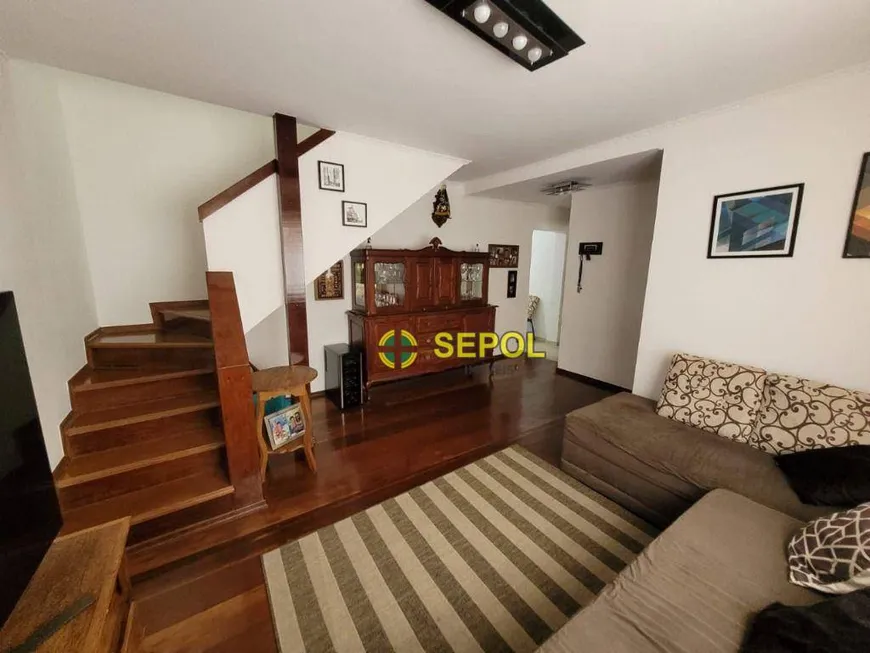 Foto 1 de Sobrado com 3 Quartos à venda, 169m² em Vila Scarpelli, Santo André