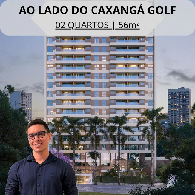 Foto 1 de Apartamento com 2 Quartos à venda, 53m² em Caxangá, Recife