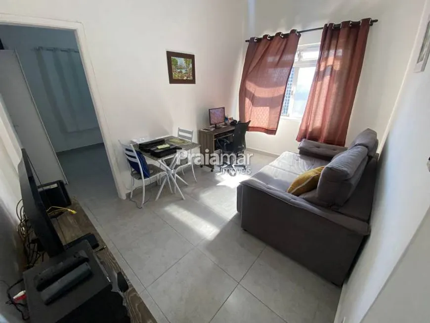 Foto 1 de Apartamento com 1 Quarto à venda, 51m² em Gonzaguinha, São Vicente