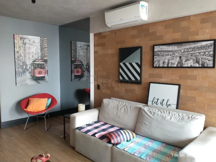 Foto 1 de Apartamento com 1 Quarto à venda, 89m² em Cambuí, Campinas