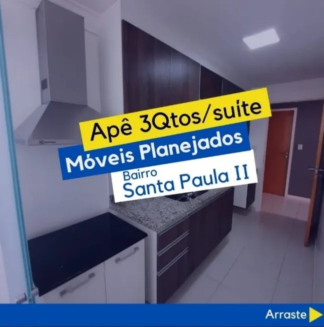 Foto 1 de Apartamento com 3 Quartos à venda, 61m² em Santa Paula II, Vila Velha