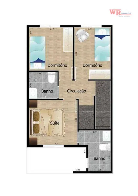 Foto 1 de Casa de Condomínio com 3 Quartos à venda, 143m² em Vila Curuçá, Santo André